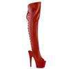 Pleaser - ADORE3019 Cuissardes à plateforme - Rouge Product image